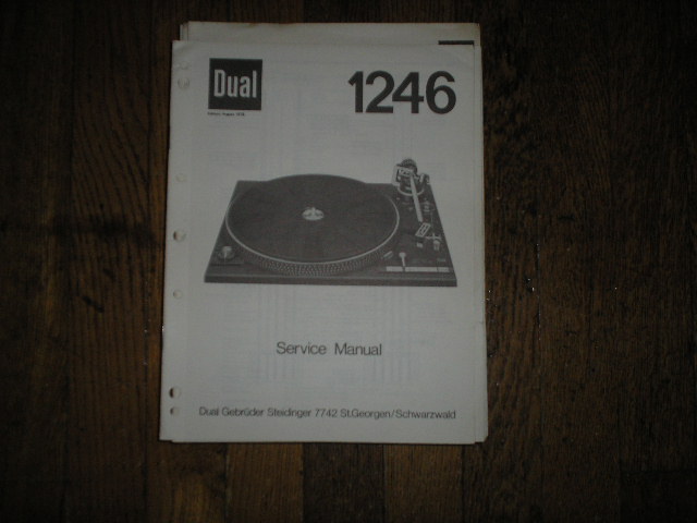 [Obrazek: DUAL_1246_Turntable_Service_Manual.jpg]