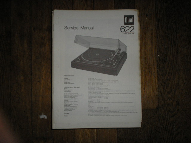 622 TURNTABLE Service Manual