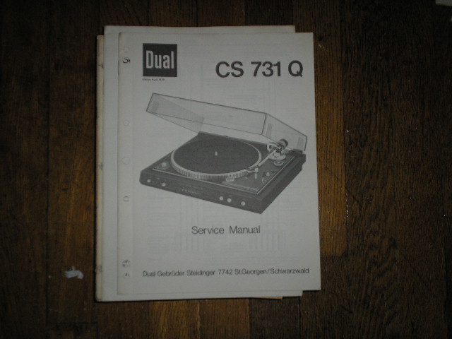 CS731Q TURNTABLE Service Manual