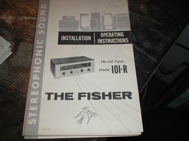 101-R FM-AM Tuner Operating Manual  Fisher 