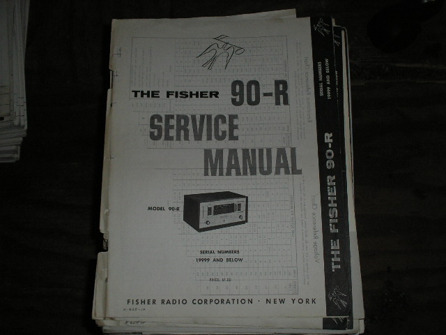 90-R Tuner Service Manual Serial Number 19999  and below..  Fisher 