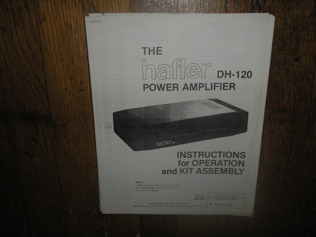 DH-120 Power Amplifier Service Assembly Manual