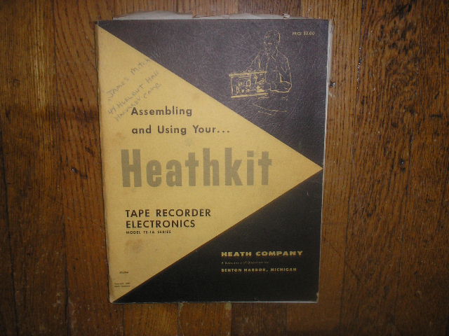 TE-1A TAPE RECORDER ELECTRONICS Assembly Manual with Schematic