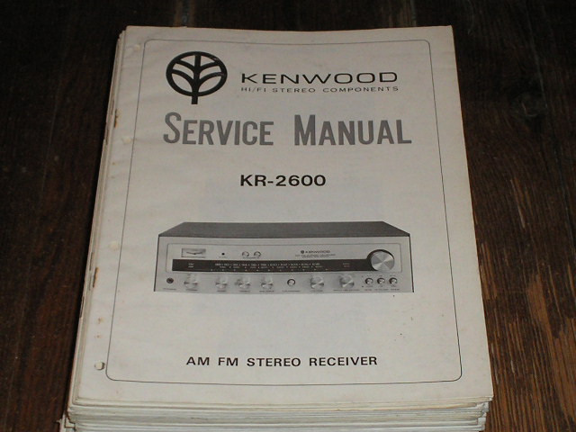 KR-2600 Receiver Instruction Manual