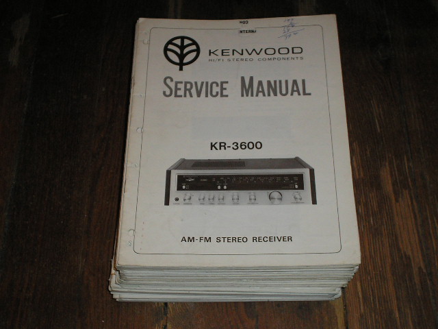 KR-3600 Receiver Service Manual