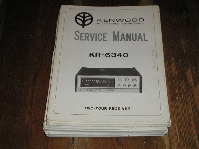 KR-6340 Receiver Service Manual  Kenwood