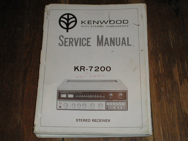 KR-7200 Receiver Service Manual