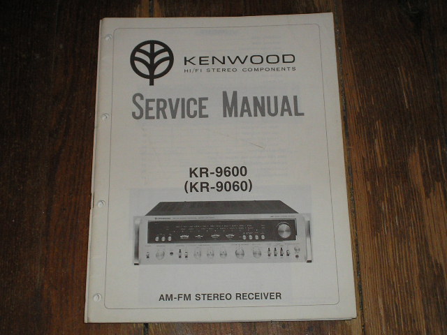KR-9060 KR-9600 Receiver Service Manual  Kenwood
