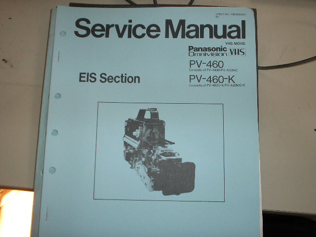 PV-460 EIS Section VHS Camcorder Service Manual