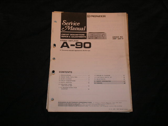 A-90 Amplifier Service Manual