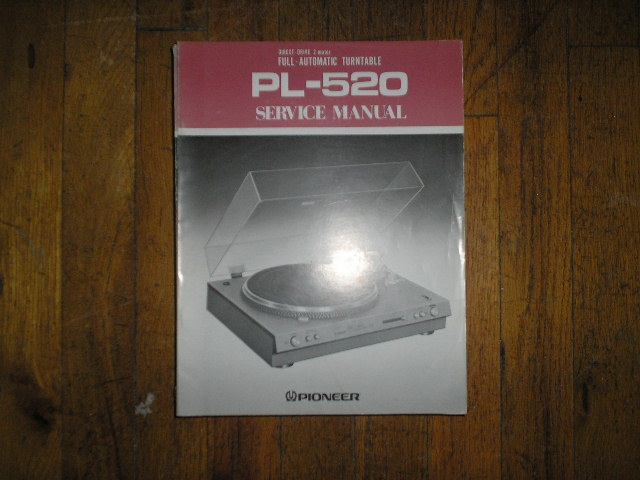 PL-520 Turntable Service Manual  ART-259-0