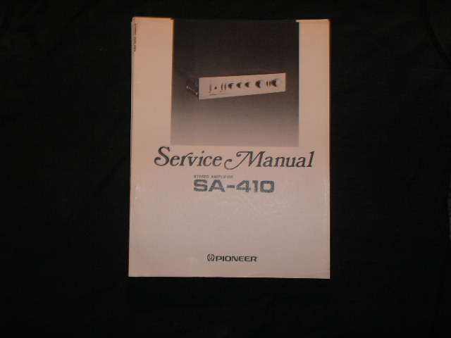 SA-410 Amplifier Service Manual