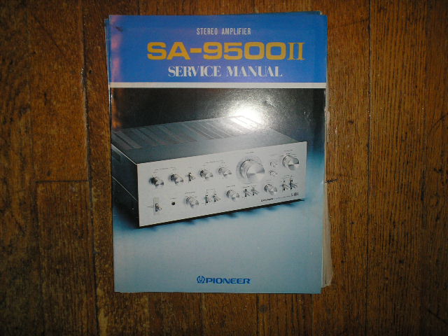 SA-9500 II Amplifier Blue Service Manual 