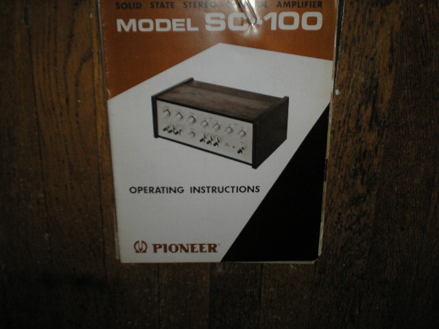 SC-100 Stereo Amplifier Operating Manual with Schematic