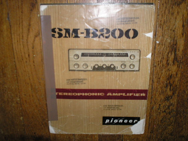 SM-B200 Receiver Old Style Service Manual