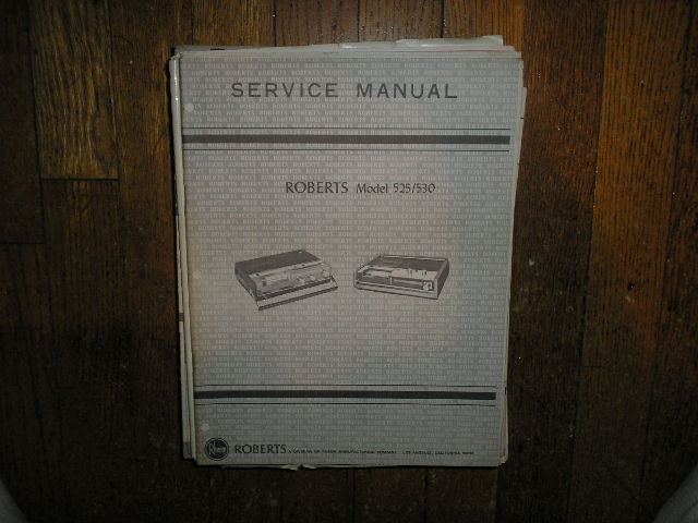 525 530 Stereo Cassette Tape Deck Service Manual