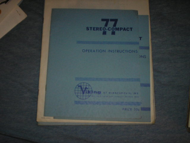 77 Stereo Compact Operating Instruction Manual  Viking Telex