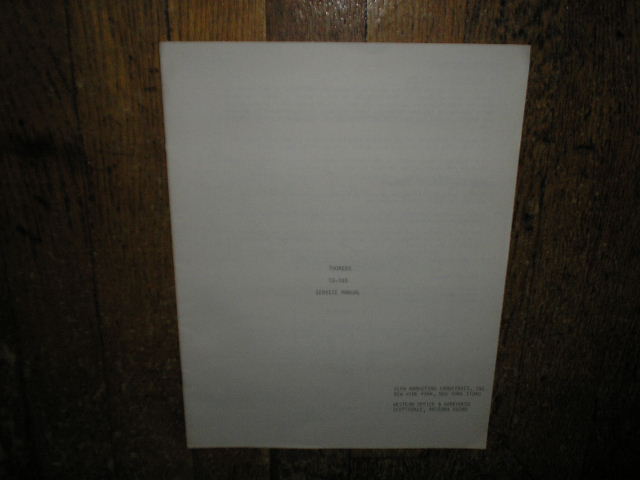 TD-165 Turntable Service Manual