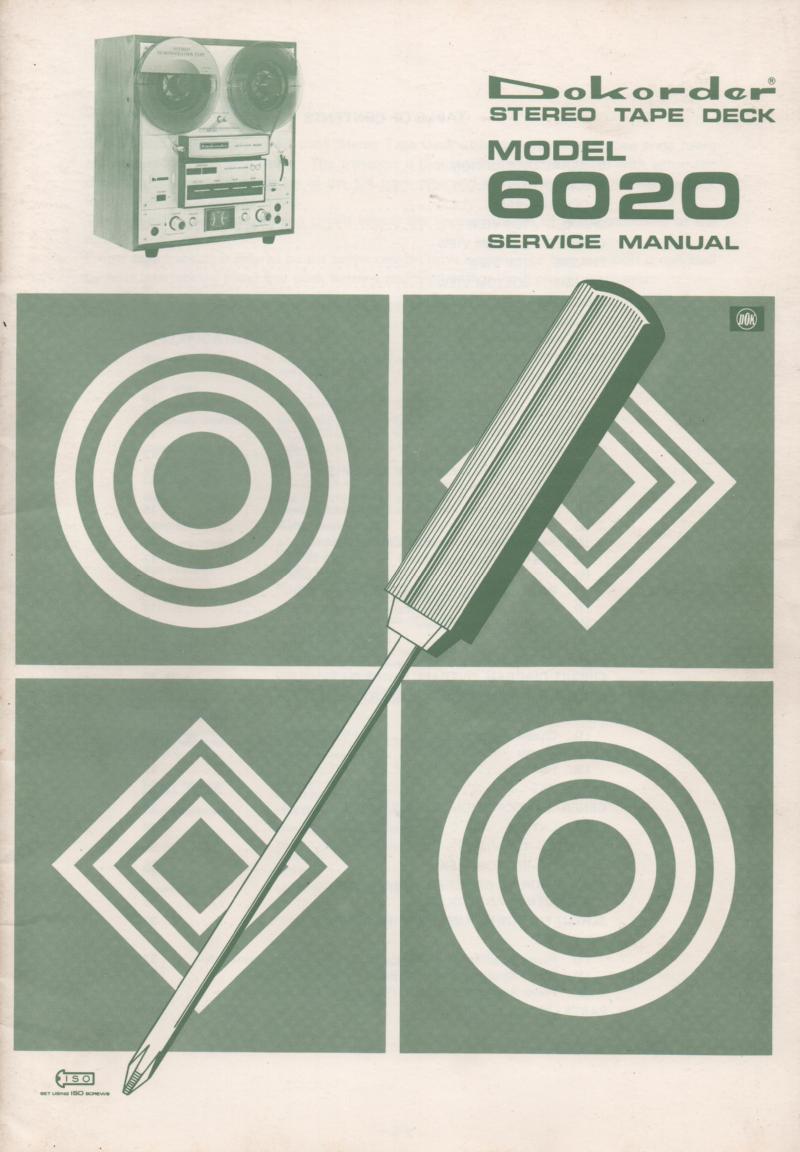 6020 Reel to Reel Service Manual  Dokorder