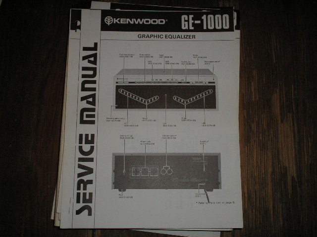 GE-1000 Graphic Equalizer Service Manual B51-1227 ...220