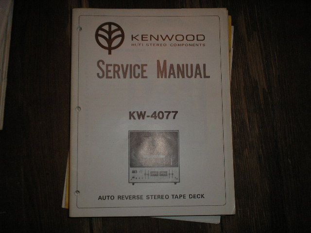 KW-4077 Reel to Reel Service Manual