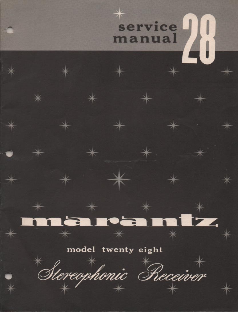 28 Stereo Receiver Service Manual