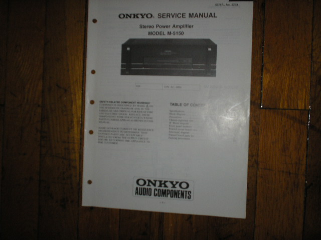 M-5150 Amplifier Service Manual
