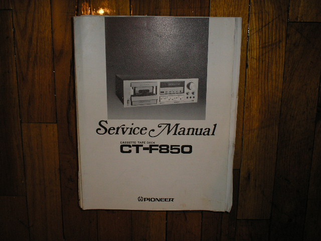 CT-F850 Cassette Deck Service Manual