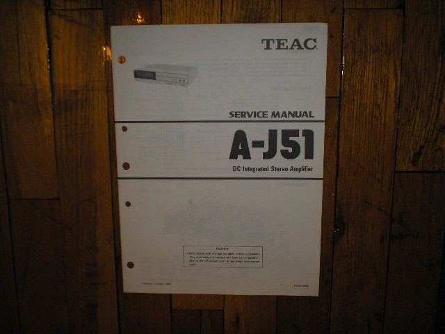 A-J51 Amplifier Service Manual