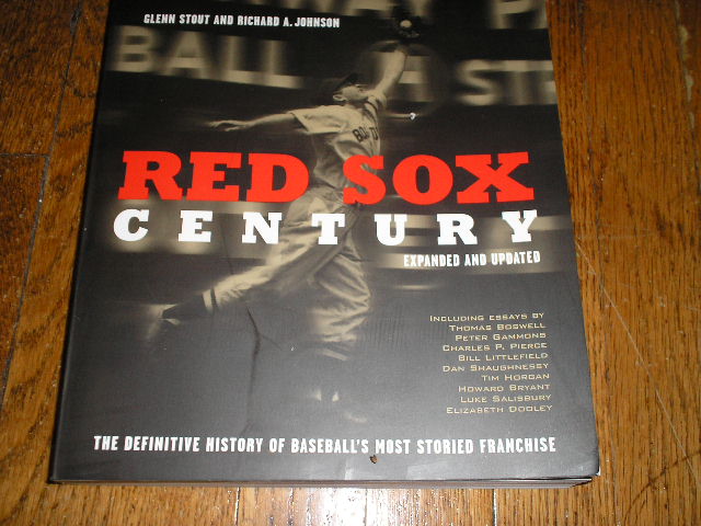 BOSTON RED SOX CENTURY BOOK..
500 Page book..   printed in 2003...