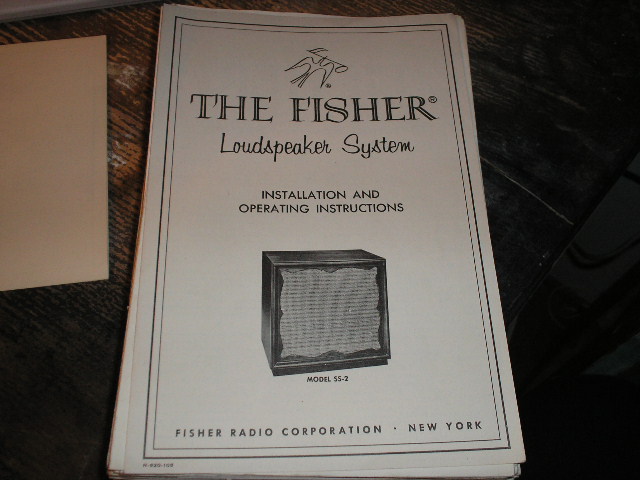 SS-2 Speaker System Installation Operating Manual 