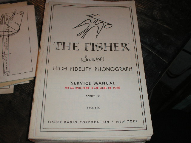 Series 50 Phonograph Service Manual for units with Serial no. up to and 143500