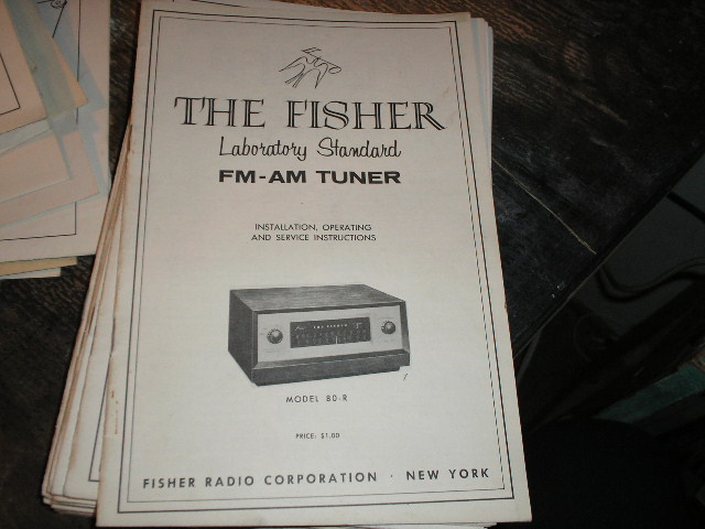 80-R Tuner Installation Operating and Service Instruction Manual