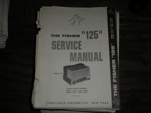 125-A Amplifier Service Manual for Serial no. 10001 - 19999 
125-AX Serial no. 20001 - 29999