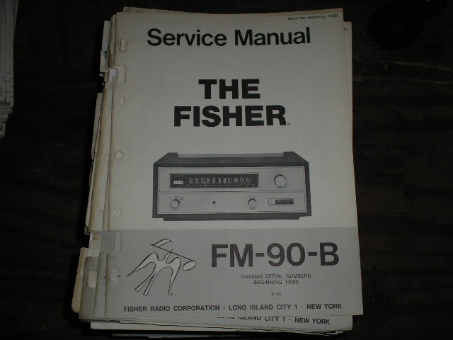 FM-90-B Tuner Service Manual for Serial Number 10000 and UP