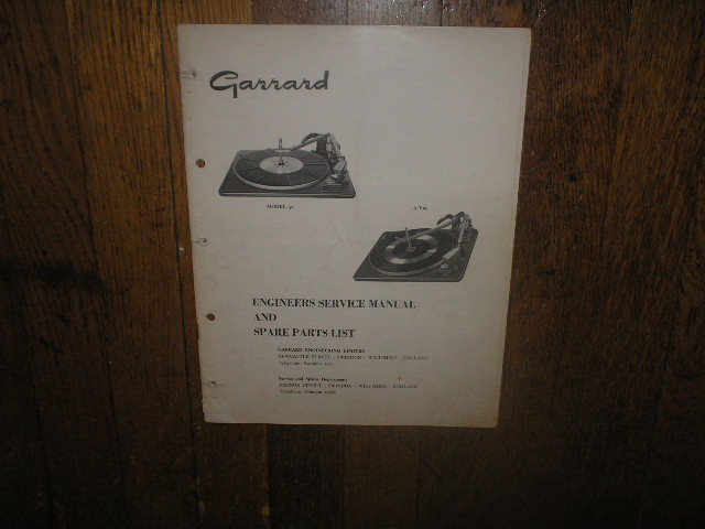 50 AT-60 Turntable Service Manual 