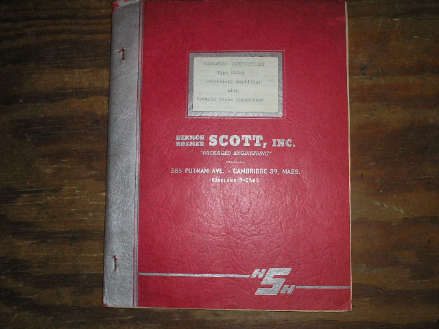 MODEL 210-A Amplifier Service Manual