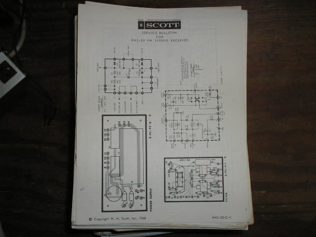 HHS-20 FM Stereo Receiver Service Manual