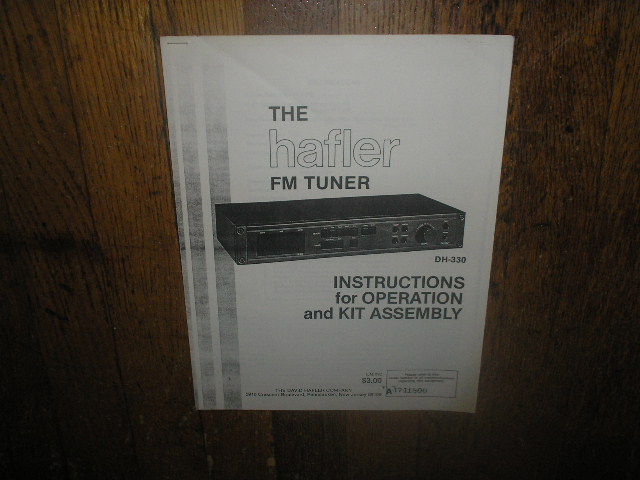 DH-330 Power Amplifier Service Assembly Manual