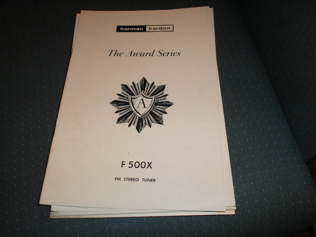 F500X FM Stereo Tuner Service Manual with schematic