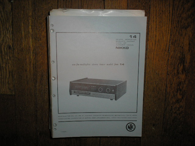 FAM-14 TUNER Service Manual with Schematic