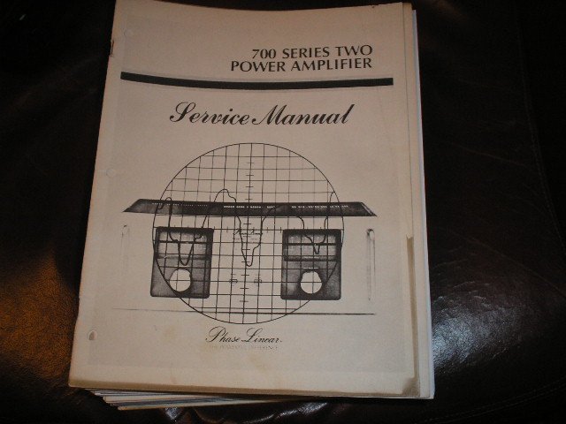 700 Series Two 2 Power Amplifier Service Manual