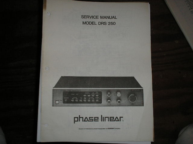 DRS-250 Amplifier Service Manual