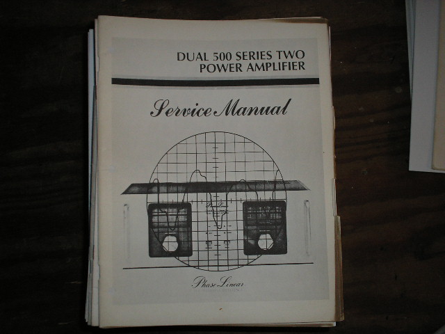 Dual 500 Series Two 2 Power Amplifier Service Manual