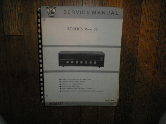 30 Stereo Receiver Service Manual


