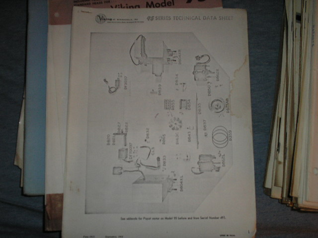 Viking 95 Series Tape Transport Technical Data Sheet