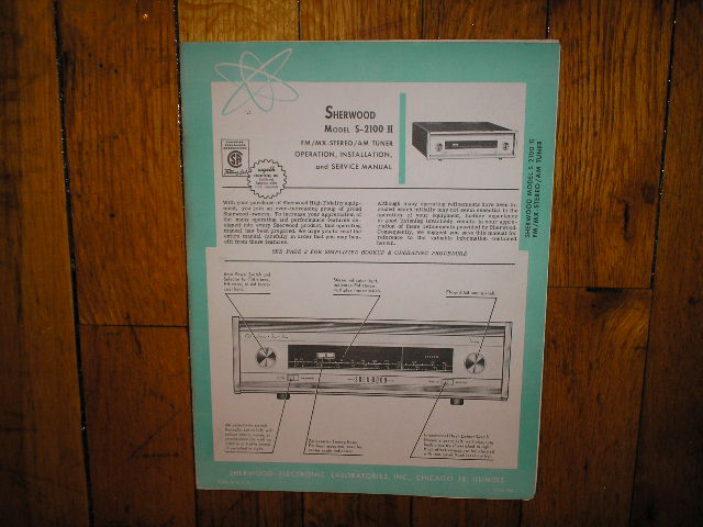 S-2100 II Tuner Operator Installation Service Manual for Serial no. D33001 and up. Tubes are 2 6BA6 3 6GH8 1 12AT7 1 12AU7 1 6BN6 1 6BN8 1 6BS8 1 6AU6 1 6BE6 ...


