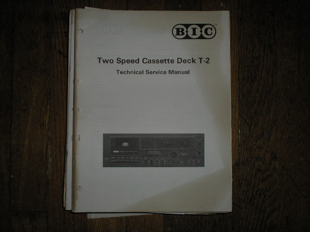 T-2 Cassette Deck Service Manual.
