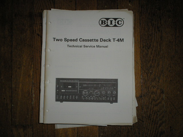 T-4M Cassette Deck Service Manual.