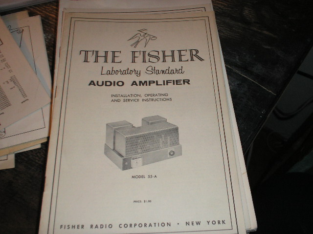 55-A Amplifier Installation Operating and Service Instruction Manual